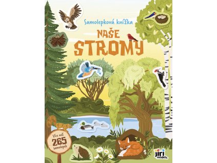 samolepkova knizka nase stromy