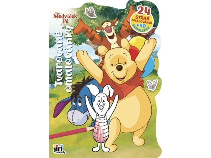 tvarovane omalovanky medvidek pu