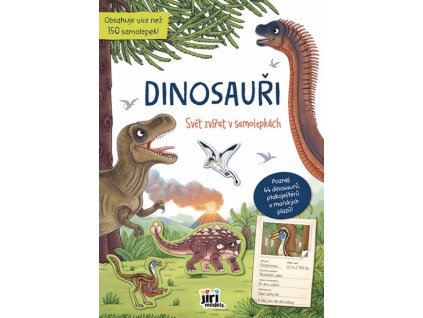 svet zvirat v samolepkach dinosauri