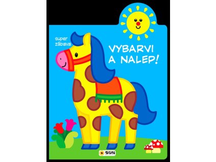 Konik 2-3 roky: Vybarvi a nalep