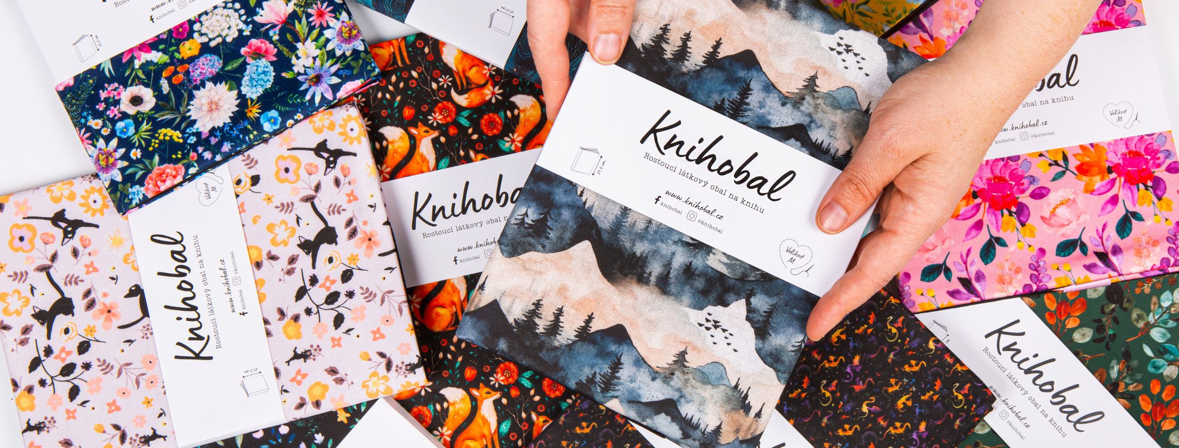 knihobal-obal-na-knihu-látkový-obal-rostoucí-univerzální