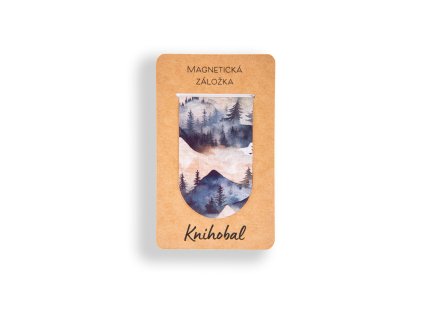 Magnetická záložka hory knihobal 1