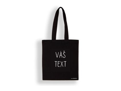 Plátěnka plátěná taška Knihobal váš text na přání