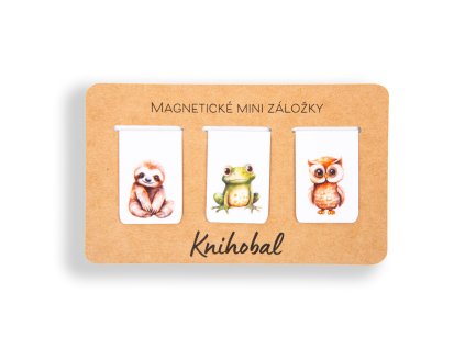 Magnetická mini záložka zvířata knihobal 1