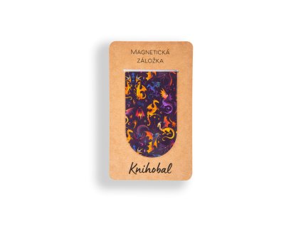 Magnetická záložka draci knihobal 1