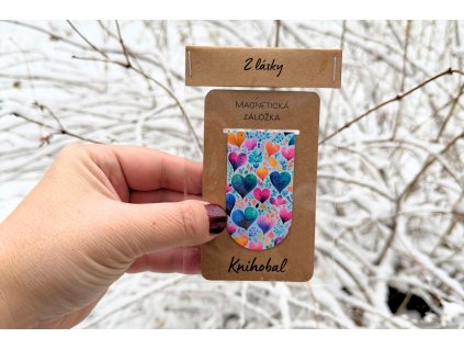 Magnetická záložka dárkové balení z lásky