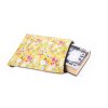 obal pouzdro na knihu tablet knihobal latkové textilní žluté květy 1