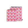 obal pouzdro na knihu tablet knihobal latkové textilní růžové květy 2