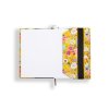 obal na knihu knihobal latkovy textilni rostouci žlutá květiny 5
