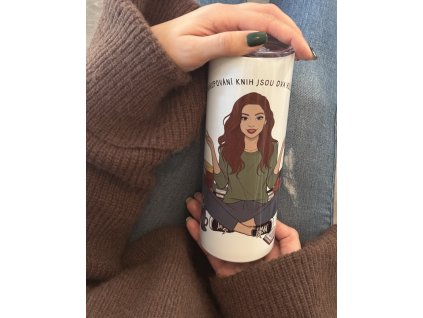 Malý termokelímek - Milovnice knih
