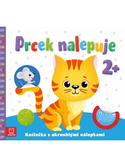 Prcek nalepuje 2+ / Knížečka s okrouhlými nálepkami