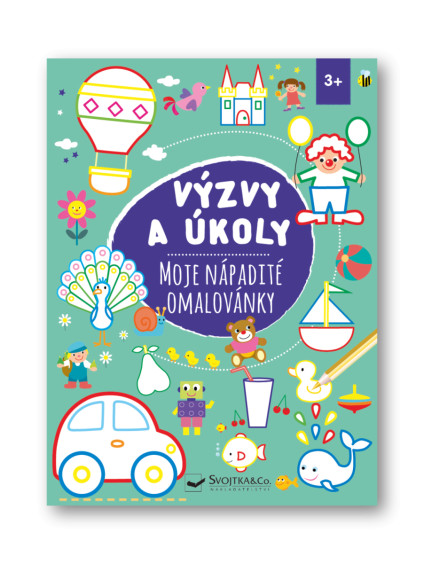 Výzvy a úkoly Moje nápadité omalovánky 3+