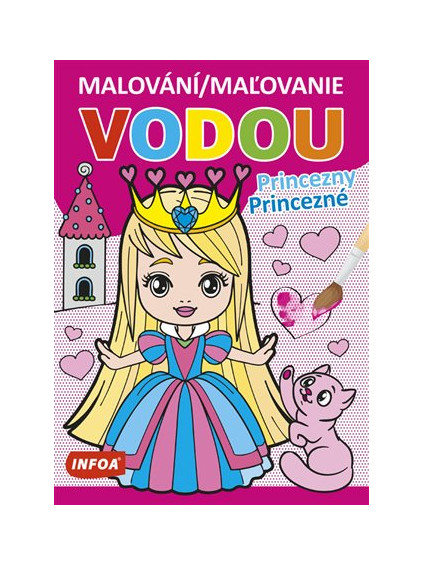 Malování vodou - Princezny