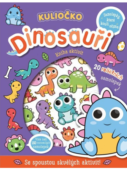 Kuliočko Dinosauři 20 reliéfních samolepek
