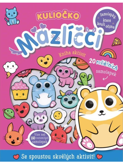 Kuliočko Mazlíčci 20 reliéfních samolepek