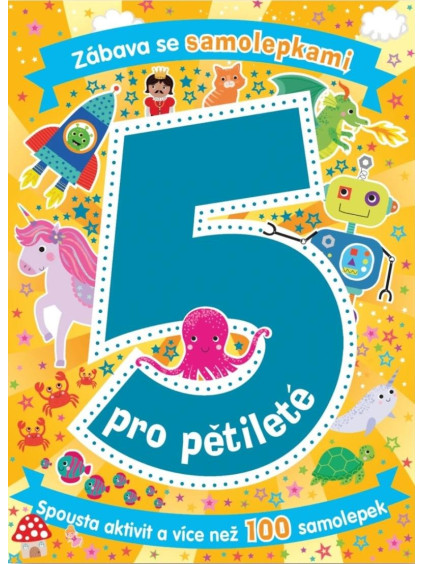 Zábava se samolepkami pro pětileté