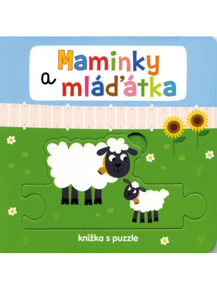 Maminky a mláďátka - Knížka s puzzle