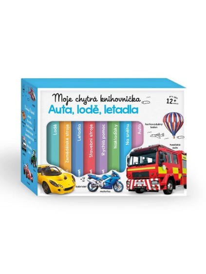 Moje chytrá knihovnička - Auta, lodě, letadla (8 leporel)