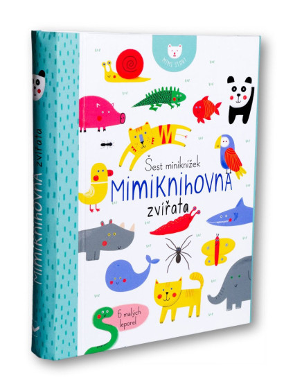 6 miniknížek - Mimiknihovna zvířata