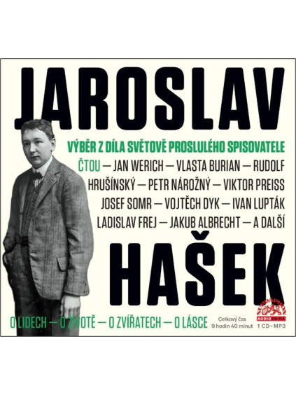 Jaroslav Hašek - Výběr z díla světově proslulého spisovatel - CDmp3