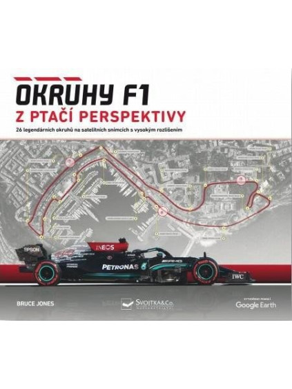 Okruhy F1 z ptačí perspektivy