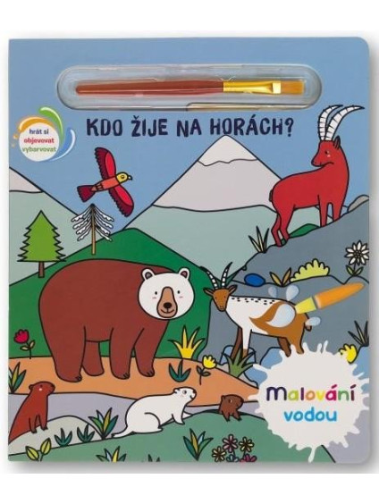 Kdo žije na horách? - Malování vodou