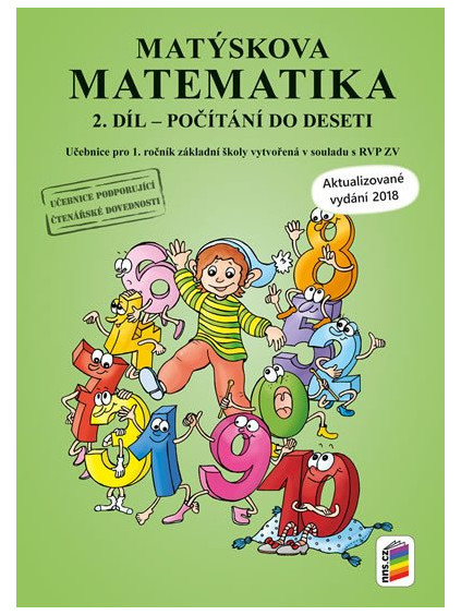 Matýskova matematika, 2. díl - počítání do 10 - aktualizované vydání 2018-2019