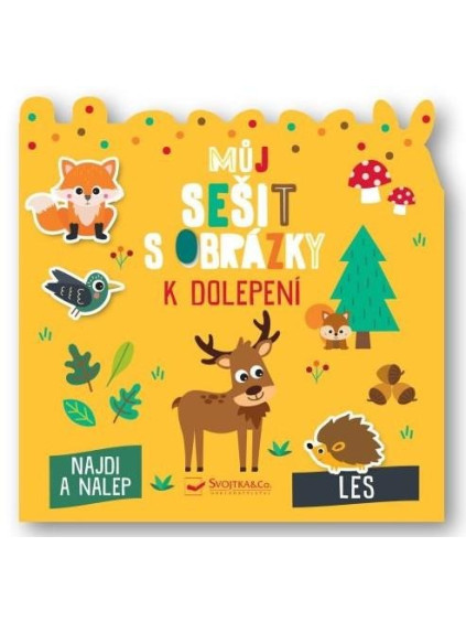 Můj sešit s obrázky k dolepení Les
