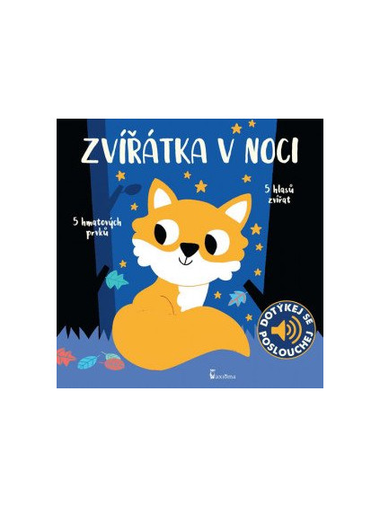 Zvířátka v noci - zvukové leporelo
