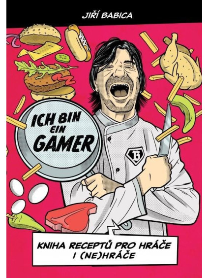 Komiksová kuchařka Ich bin ein Gamer - Kniha receptů pro hráče i (ne)hráče