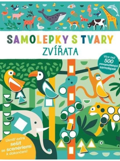 Samolepky s tvary Zvířata