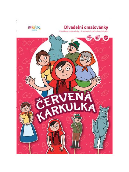 Divadelní omalovánky - Červená karkulka