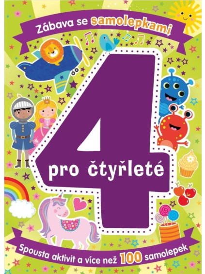 Zábava se samolepkami pro čtyřleté
