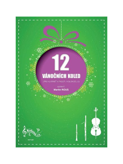 12 vánočních koled pro klarinet a fagot / violoncello