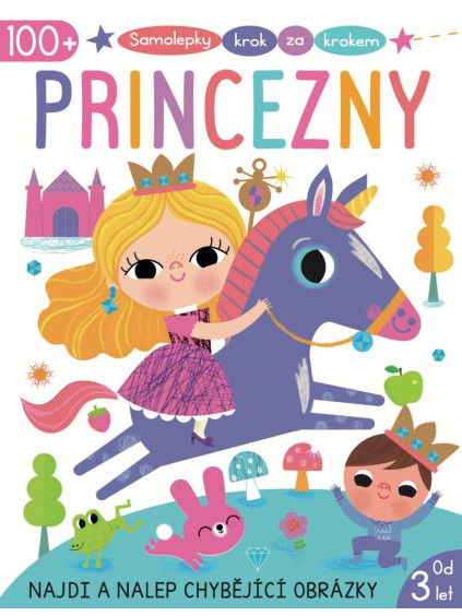 Samolepky krok za krokem Princezny