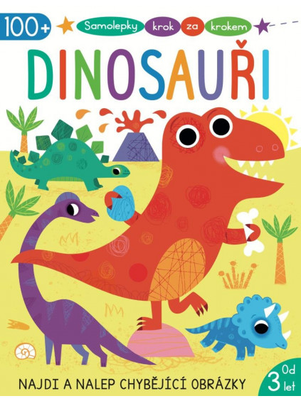 Samolepky krok za krokem Dinosauři