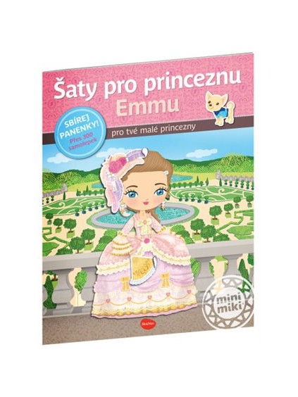 Šaty pro princeznu Emmu - Kniha samolepek