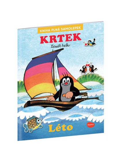 Krtek a léto - Kniha plná samolepek