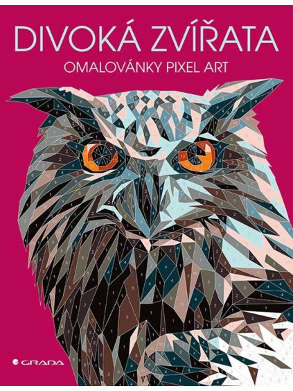 Divoká zvířata - Omalovánky Pixel Art