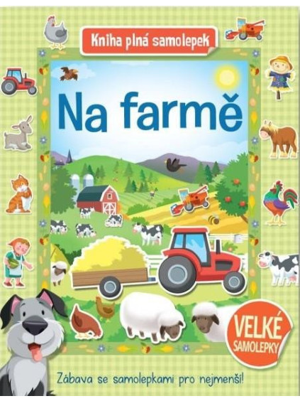 Na farmě - Kniha plná samolepek