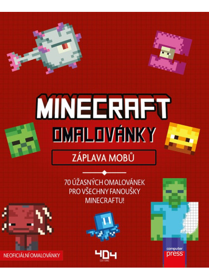 Omalovánky Minecraft – Záplava mobů