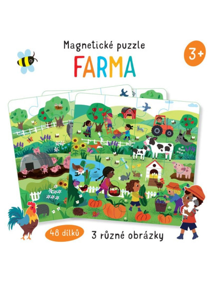 Magnetické puzzle Farma