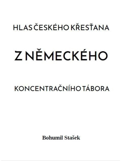 Hlas českého křesťana z německého koncentračního tábora