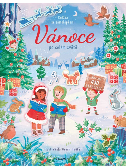 Knížka se samolepkami - Vánoce po celém světě