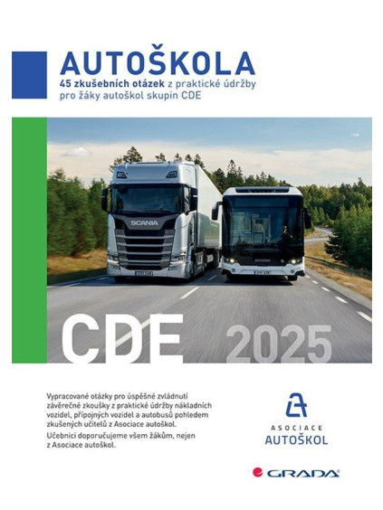 Autoškola - 45 zkušebních otázek z praktické údržby pro žáky autoškol skupin CDE 2025