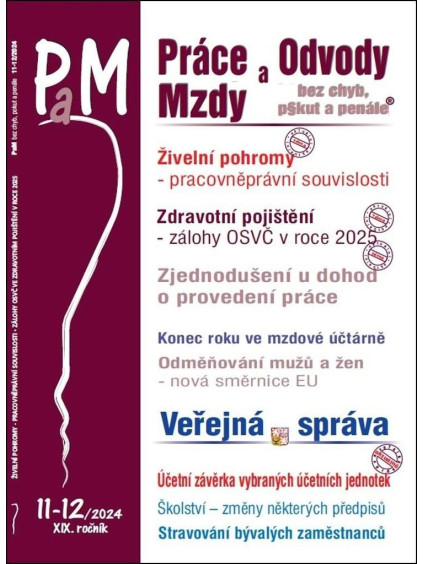 PaM 11-12/2024 Živelní pohromy – pracovněprávní souvislosti