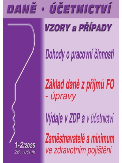 DÚVaP 1-2/2025 Dohody o pracovní činnosti, dohody o provedení práce