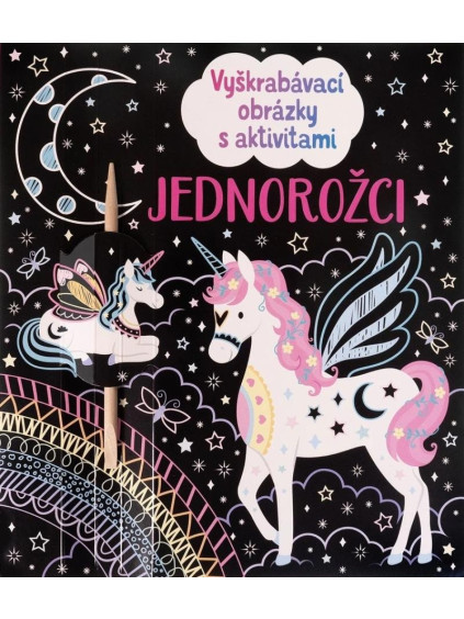 Vyškrabávací obrázky s aktivitami Jednorožci