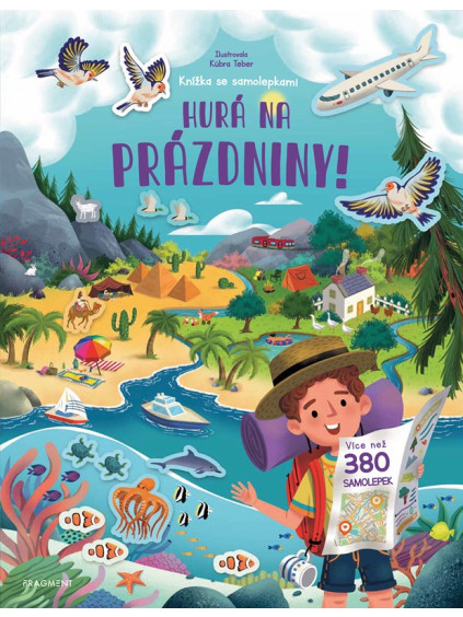 Knížka se samolepkami - Hurá na prázdniny