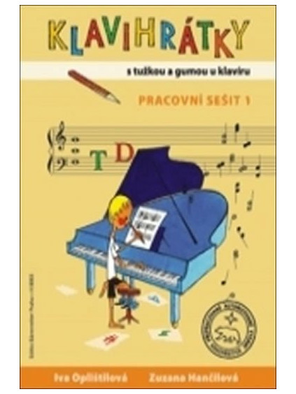 Klavihrátky - s tužkou a gumou u klavíru - Pracovní sešit 1